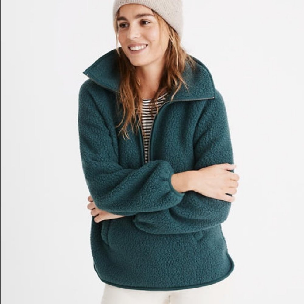 MADEWELL BRAND NEW Polartec Fleece Half-Zip Jacket